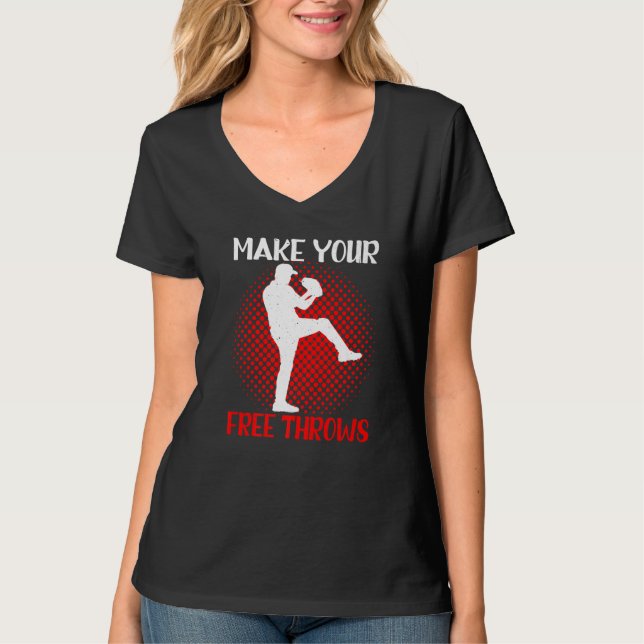 Make Your Free Throws -- Premium T-Shirt (Front)
