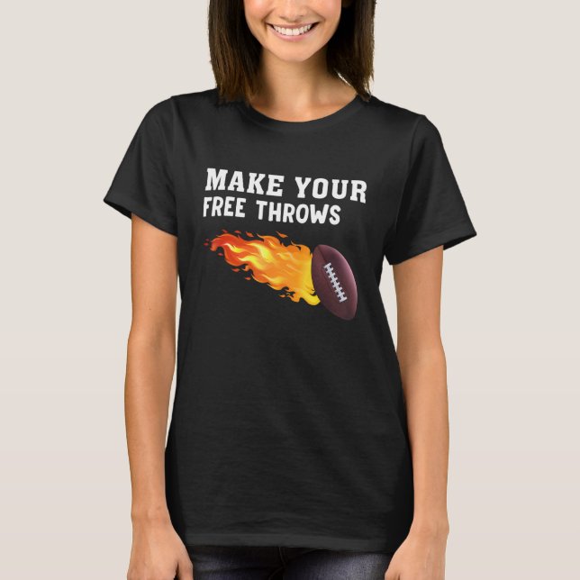 Make Your Free Throws Rugby T-Shirt (Front)