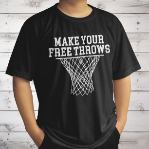 Make Your Free Throws Vintage Basketball Player T-Shirt