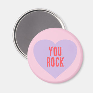 Make your Heart Valentine Saying U R Sweet Magnet