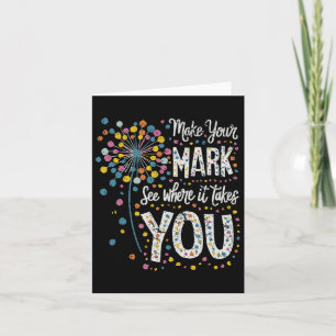 Make Your Mark Happy Dot Day 2024 Dandelion Card