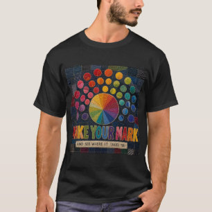 Make Your Mark Happy Dot Day Patchwork T-Shirt