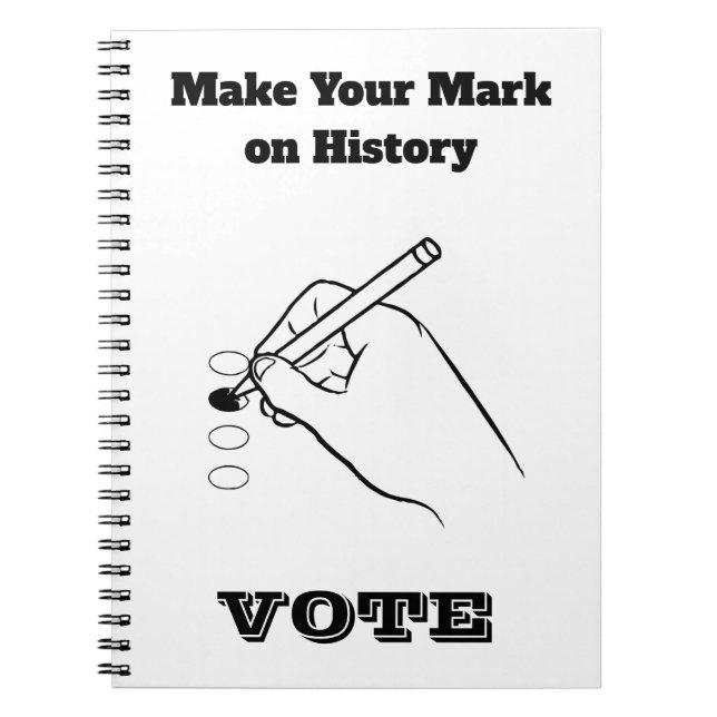 Make Your Mark on History Notebook (Front)