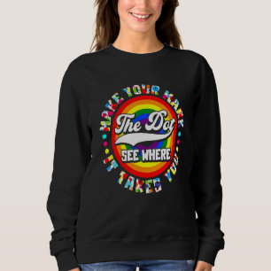 Make Your Mark See Where It Takes You The Dot Grap Sweatshirt