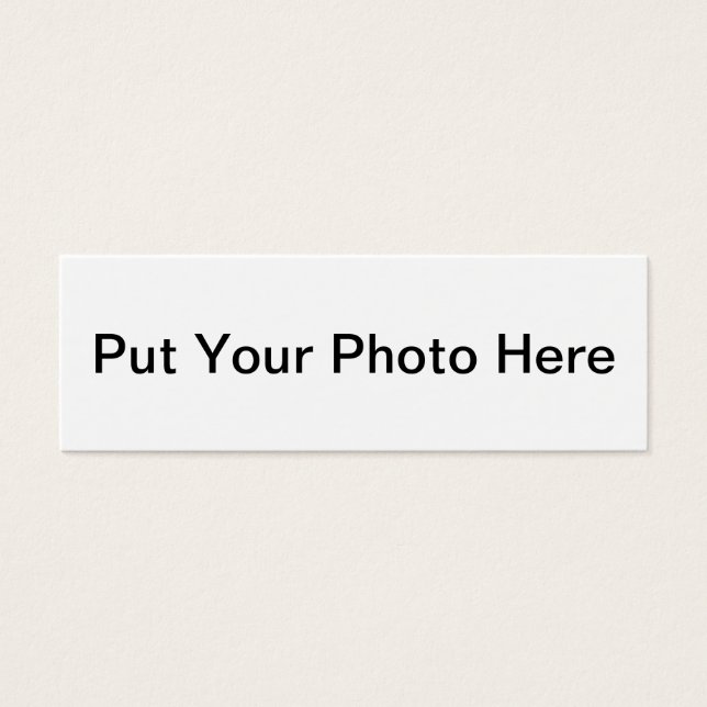 Make Your One Of A Kind Bookmark (Front)