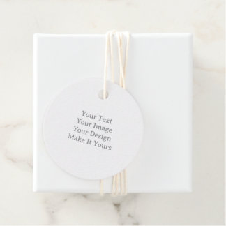 Make Your Own 2" x 2" Circle Cotton Favor Tags