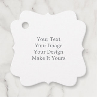 Make Your Own 2" x 2" Fancy Square Favor Tags