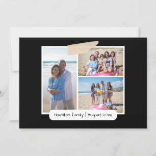 Make Your Own 3 Photo Collage Personalised Card