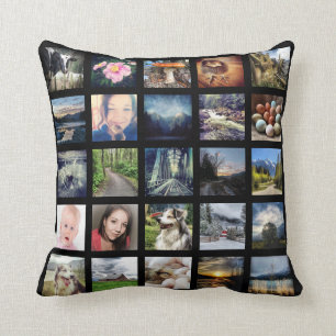 Make Your Own 50 Instagram Photo Collage Cushion