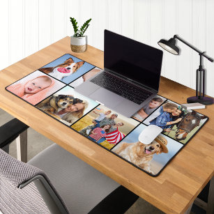 Make Your Own 8 Photo Collage Custom  Desk Mat