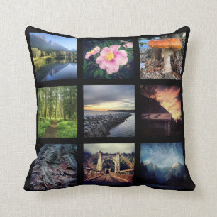 Make Your Own 9 Instagram Photo Collage Cushion