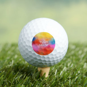 Make Your Own Add Business Company Logo 3 Pack Golf Balls