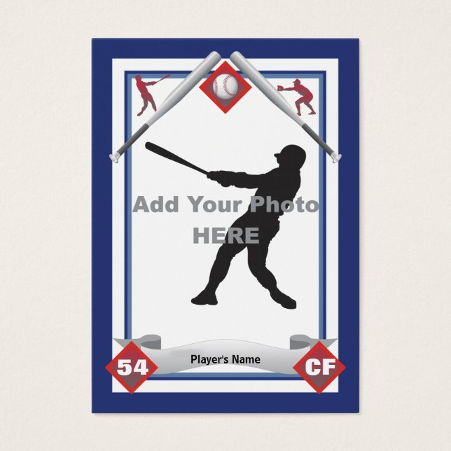 Make Your Own Baseball Card (Front)