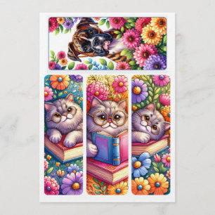 Make Your Own Bookmarks Add Name DIY Activity Menu