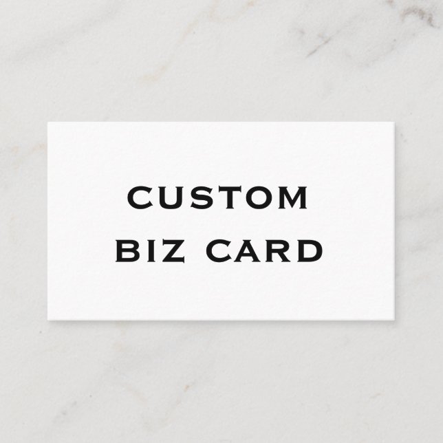 MAKE YOUR OWN BUSINESS CARDS (Front)