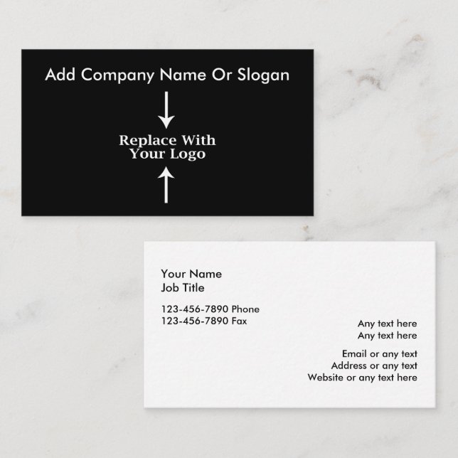 Make Your Own Business Cards (Front/Back)