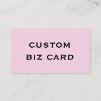 MAKE YOUR OWN BUSINESS CARDS PINK