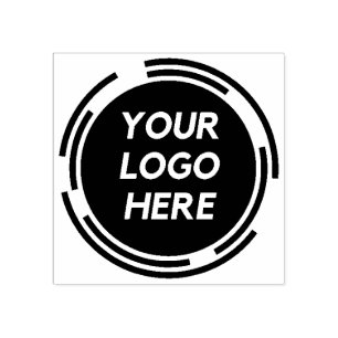 Make Your Own Business Round Company Logo Rubber S Stamp