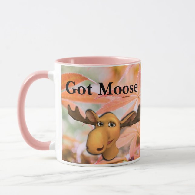 Make your own caption - Pink Mug (Left)