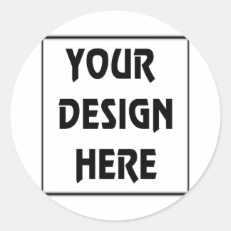 Make Your Own Classic Round Sticker