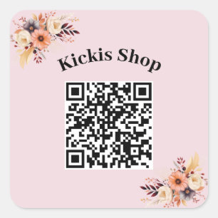 Make Your Own Company QR Code Sticker