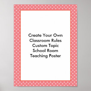Make Your Own Custom Classroom Poster