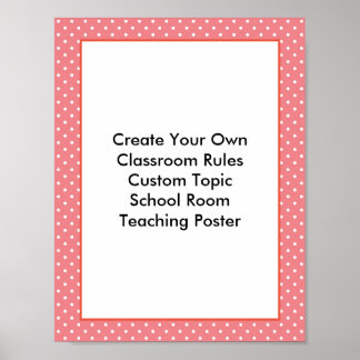 Make Your Own Custom Classroom Poster