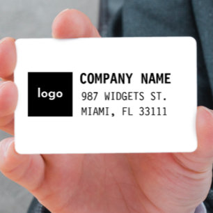 Make Your Own Custom Company Logo & Address Self-inking Stamp