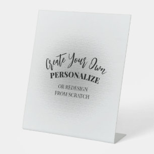 Make Your Own Custom Pedestal Sign