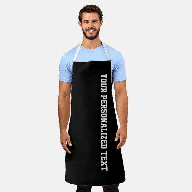 Make Your Own Custom Personalised Business Apron (Worn)