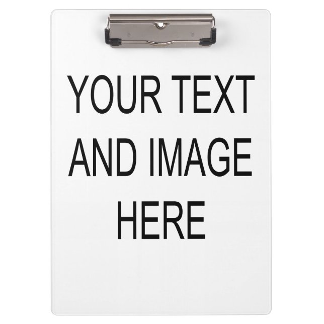 Make your own custom personalised clipboard (Front)