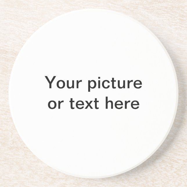 Make your own custom personalised coaster (Front)