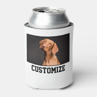 Make Your Own Custom Photo and Text Personalised Can Cooler