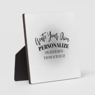 Make Your Own Custom Plaque