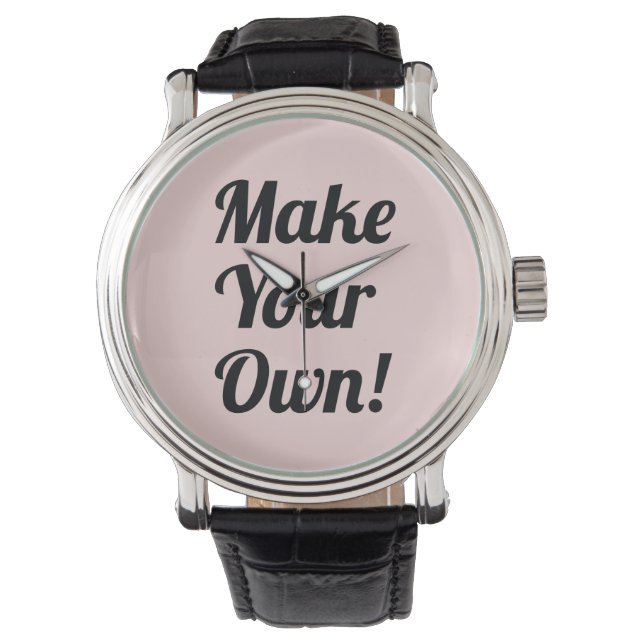 Make Your Own Custom Printed Watch (Front)