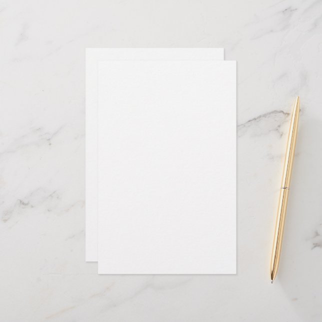 Make Your Own Custom Stationery Writing Paper (Front/Back In Situ)