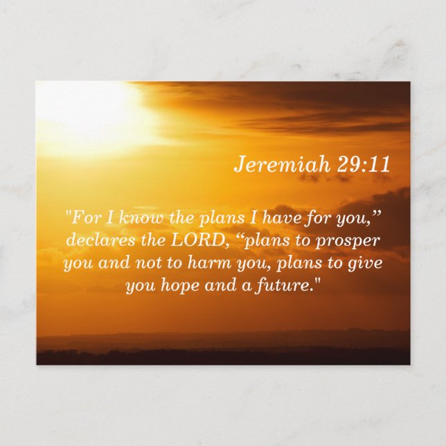 Make Your Own Custom Sunset Scripture Memory Card (Front)