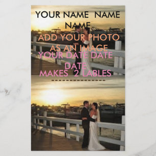 MAKE YOUR OWN CUSTOM WINE BOTTLE LABELS FOR LARGE FLYER