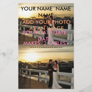 MAKE YOUR OWN CUSTOM WINE BOTTLE LABELS FOR LARGE FLYER