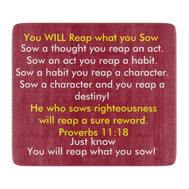 Make your own Cutting Board (Front)