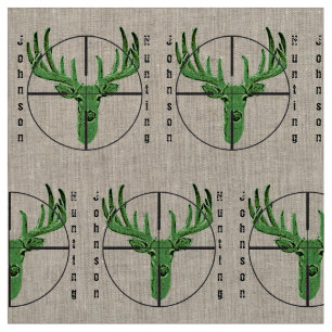 Make Your Own Deer Hunting Logo Fabric