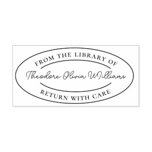 Make Your Own From The Library Of Custom   Rubber Stamp