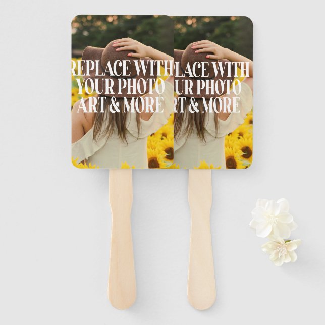 Make Your Own Hand Fan (Front and Back)