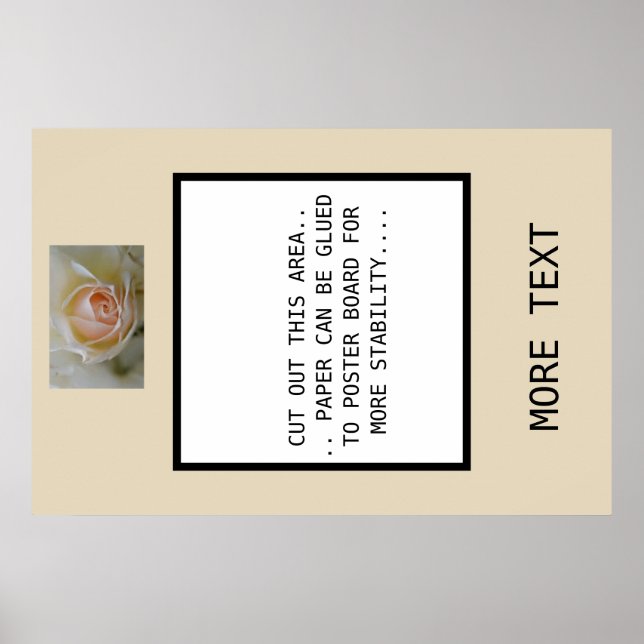 MAKE YOUR OWN  "INSTA--GRAM"  PHOTO FRAME... POSTER (Front)