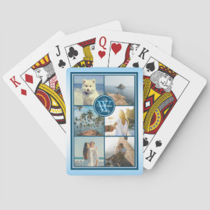 Make Your Own Instagram Grid Summer Photo Collage Playing Cards