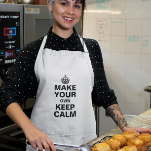 Make Your Own Keep Calm and Carry On Apron