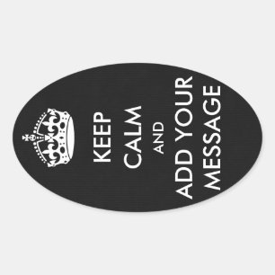 Make Your Own Keep Calm Stickers