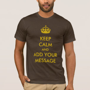 Make Your Own Keep Calm Tee Shirt