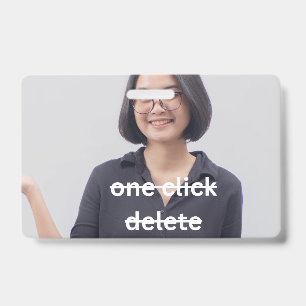 Make Your Own Landscape PVC Plastic Badge ID Badge