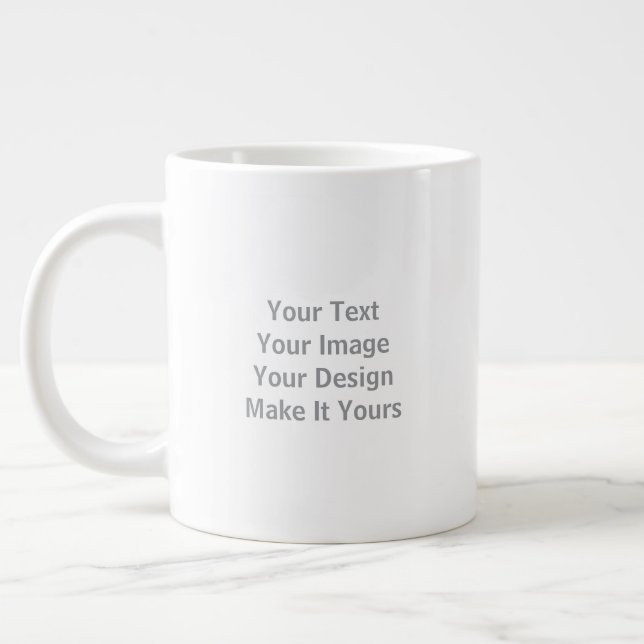 Make Your Own  Large Coffee Mug (Left)